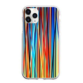 Чехол для iPhone 11 Pro матовый с принтом Colored stripes в Екатеринбурге, Силикон |  | Тематика изображения на принте: 3d | colored stripes | абстракция | другие | картинка | краски | линии | отблеск | полосы | прикольные | радуга | свет | цветные | яркие