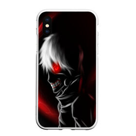 Чехол для iPhone XS Max матовый с принтом Tokyo Ghoul в Екатеринбурге, Силикон | Область печати: задняя сторона чехла, без боковых панелей | Тематика изображения на принте: anime | ken kaneki | tokyo ghoul | аниме