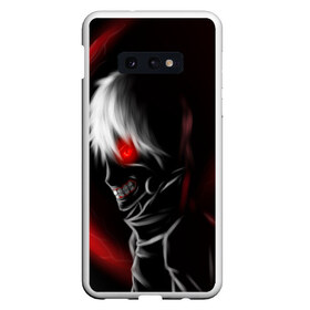 Чехол для Samsung S10E с принтом Tokyo Ghoul в Екатеринбурге, Силикон | Область печати: задняя сторона чехла, без боковых панелей | Тематика изображения на принте: anime | ken kaneki | tokyo ghoul | аниме