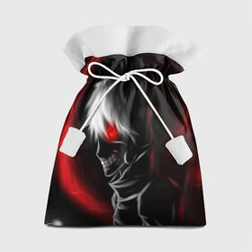 Подарочный 3D мешок с принтом Tokyo Ghoul в Екатеринбурге, 100% полиэстер | Размер: 29*39 см | Тематика изображения на принте: anime | ken kaneki | tokyo ghoul | аниме