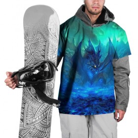 Накидка на куртку 3D с принтом Синий дракон в Екатеринбурге, 100% полиэстер |  | Тематика изображения на принте: 3d | арт | горы | дракон | другие | животные | картинка | лед | небо | пейзаж | прикольные | природа | рисунок | синий | фантастика | яркие