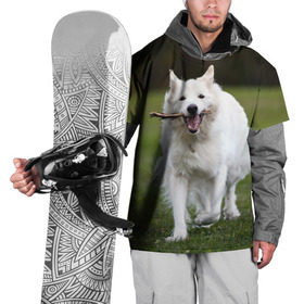 Накидка на куртку 3D с принтом Палочка в Екатеринбурге, 100% полиэстер |  | dog | лабрадор | мопс | пес | собака | такса | хаски | щеночек
