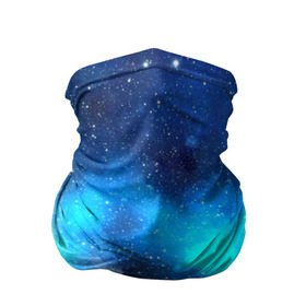 Бандана-труба 3D с принтом Космический свет в Екатеринбурге, 100% полиэстер, ткань с особыми свойствами — Activecool | плотность 150‒180 г/м2; хорошо тянется, но сохраняет форму | синий