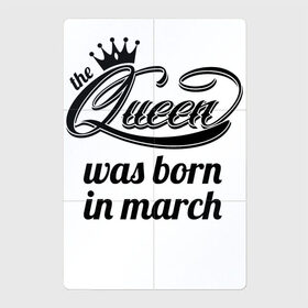 Магнитный плакат 2Х3 с принтом Королева рождена в марте в Екатеринбурге, Полимерный материал с магнитным слоем | 6 деталей размером 9*9 см | королева март