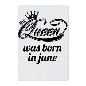 Магнитный плакат 2Х3 с принтом Королева рождена в июне в Екатеринбурге, Полимерный материал с магнитным слоем | 6 деталей размером 9*9 см | королева июнь