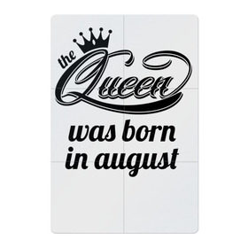 Магнитный плакат 2Х3 с принтом Королева рождена в августе в Екатеринбурге, Полимерный материал с магнитным слоем | 6 деталей размером 9*9 см | девушке | день рождения | дочери | дочке | жене | королева | любимой | подарок | подруге | праздник | рождение | себе | сестре