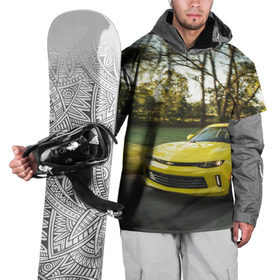 Накидка на куртку 3D с принтом Chevrolet Camaro в Екатеринбурге, 100% полиэстер |  | chevrolet | авто | автомобиль | блатная | иномарка | красивая | крутая | логотип | марка | марка красивая | машина | пацанский таз | прикольная | седан | сша | тачила | тачка | шевроле | эмблема