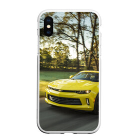 Чехол для iPhone XS Max матовый с принтом Chevrolet Camaro в Екатеринбурге, Силикон | Область печати: задняя сторона чехла, без боковых панелей | Тематика изображения на принте: chevrolet | авто | автомобиль | блатная | иномарка | красивая | крутая | логотип | марка | марка красивая | машина | пацанский таз | прикольная | седан | сша | тачила | тачка | шевроле | эмблема