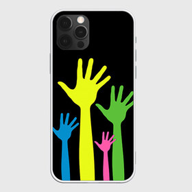 Чехол для iPhone 12 Pro Max с принтом Руки вверх! в Екатеринбурге, Силикон |  | светящиеся | флуоресцентный | флюр | флюровый