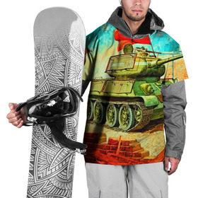 Накидка на куртку 3D с принтом Танк в Екатеринбурге, 100% полиэстер |  | 3d | 9 мая | другие | живопись | картинка | победа | праздник | прикольные | природа | рисунок | танк | яркие