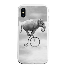 Чехол для iPhone XS Max матовый с принтом Hipster Bike в Екатеринбурге, Силикон | Область печати: задняя сторона чехла, без боковых панелей | elephant | hipster | индия | йога | слон | хипстер