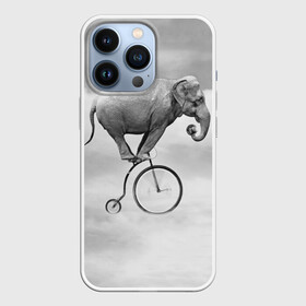 Чехол для iPhone 13 Pro с принтом Hipster Bike в Екатеринбурге,  |  | elephant | hipster | индия | йога | слон | хипстер