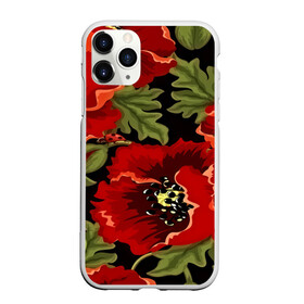 Чехол для iPhone 11 Pro матовый с принтом Цветение мака в Екатеринбурге, Силикон |  | flower | красные | полевой цветок | природа | розы | текстуры | цветочки | цветы