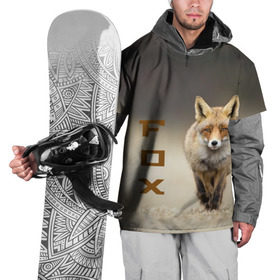 Накидка на куртку 3D с принтом Рыжий лис (fox) в Екатеринбурге, 100% полиэстер |  | fox | животное | зверь | красивая | лес | лис | лиса | лисенок | лисица | лисичка | мех | патрикеевна | песец | плутовка | прикольная | природа | рыжая | рыжий цвет | сказка | хвост | хитрая | хищник