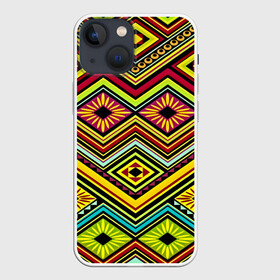 Чехол для iPhone 13 mini с принтом Мексиканский узор в Екатеринбурге,  |  | abstract | decorative | drawing | fabric | fashion | geometric | traditional | tribal seamless patterns and ethnic ornaments | народный | узор | этнический