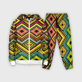 Детский костюм 3D с принтом Мексиканский узор в Екатеринбурге,  |  | abstract | decorative | drawing | fabric | fashion | geometric | traditional | tribal seamless patterns and ethnic ornaments | народный | узор | этнический