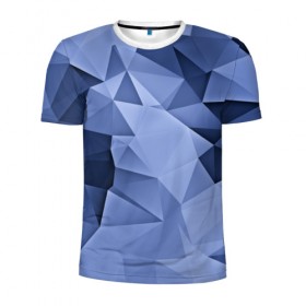 Мужская футболка 3D спортивная с принтом Geometry contrast в Екатеринбурге, 100% полиэстер с улучшенными характеристиками | приталенный силуэт, круглая горловина, широкие плечи, сужается к линии бедра | 