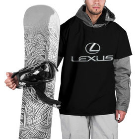 Накидка на куртку 3D с принтом lexus в Екатеринбурге, 100% полиэстер |  | brand | car | japan | lexus | logo | toyota motor | автомобиль | лексус | логотип | марка | япония