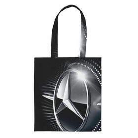 Сумка 3D повседневная с принтом Mercedes-Benz в Екатеринбурге, 100% полиэстер | Плотность: 200 г/м2; Размер: 34×35 см; Высота лямок: 30 см | car | germany | logo | make | mercedes benz | автомобиль | германия | логотип | марка | мерседес бенц