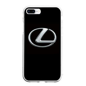 Чехол для iPhone 7Plus/8 Plus матовый с принтом Lexus в Екатеринбурге, Силикон | Область печати: задняя сторона чехла, без боковых панелей | brand | car | japan | lexus | logo | toyota motor | автомобиль | лексус | логотип | марка | япония