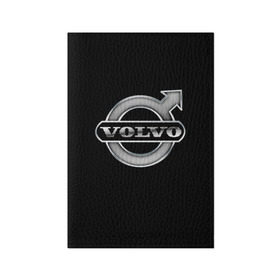 Обложка для паспорта матовая кожа с принтом Volvo в Екатеринбурге, натуральная матовая кожа | размер 19,3 х 13,7 см; прозрачные пластиковые крепления | brand | car | logo | sweden | volvo | автомобиль | вольво | логотип | марка | швеция