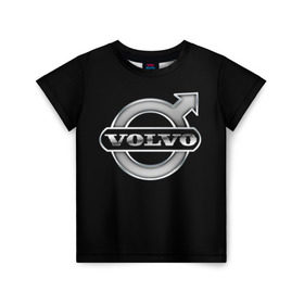Детская футболка 3D с принтом Volvo в Екатеринбурге, 100% гипоаллергенный полиэфир | прямой крой, круглый вырез горловины, длина до линии бедер, чуть спущенное плечо, ткань немного тянется | brand | car | logo | sweden | volvo | автомобиль | вольво | логотип | марка | швеция