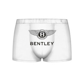 Мужские трусы 3D с принтом Bentley в Екатеринбурге, 50% хлопок, 50% полиэстер | классическая посадка, на поясе мягкая тканевая резинка | bentley | brand | britain | car | elite | expensive | limited | logo | mtorz | автомобиль | британия | бэнтли | дорогой | лимитед | логотип | марка | мторз | элитный