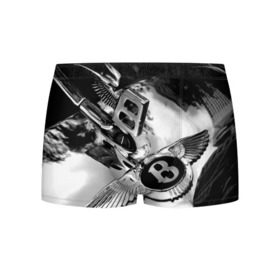 Мужские трусы 3D с принтом Bentley в Екатеринбурге, 50% хлопок, 50% полиэстер | классическая посадка, на поясе мягкая тканевая резинка | bentley | brand | britain | car | elite | expensive | limited | logo | mtorz | автомобиль | британия | бэнтли | дорогой | лимитед | логотип | марка | мторз | элитный