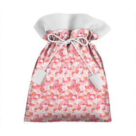 Подарочный 3D мешок с принтом Розовый фламинго в Екатеринбурге, 100% полиэстер | Размер: 29*39 см | камуфляж | паттерн | птицы | розовый