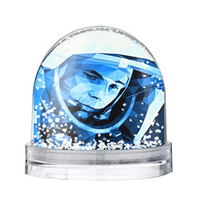Снежный шар с принтом Гагарин в Екатеринбурге, Пластик | Изображение внутри шара печатается на глянцевой фотобумаге с двух сторон | 3d | арт | гагарин | другие | космонавт | космонавтики | космос | полигоны | прикольные | текстуры | яркие