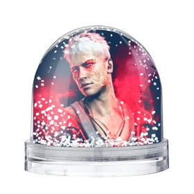 Снежный шар с принтом DmC: Devil May Cry в Екатеринбурге, Пластик | Изображение внутри шара печатается на глянцевой фотобумаге с двух сторон | Тематика изображения на принте: dante | данте