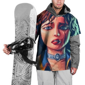 Накидка на куртку 3D с принтом BioShock Infinite в Екатеринбурге, 100% полиэстер |  | Тематика изображения на принте: elizabeth | биошок | элизабет