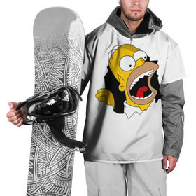 Накидка на куртку 3D с принтом The Simpsons в Екатеринбурге, 100% полиэстер |  | Тематика изображения на принте: гомер | крик | симпсоны | спрингфилд