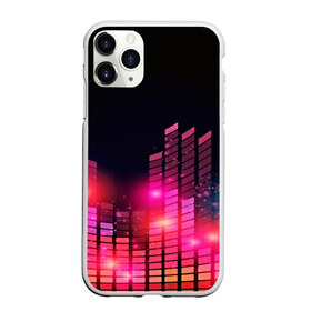 Чехол для iPhone 11 Pro матовый с принтом Equalizer light в Екатеринбурге, Силикон |  | color | colour | glim | glow | light | lights | shine | world