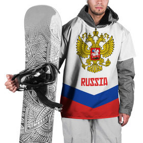 Накидка на куртку 3D с принтом RUSSIA HOCKEY в Екатеринбурге, 100% полиэстер |  | Тематика изображения на принте: 2015 | 2016 | 2017 | hockey | hokey | ru | russia | russian | team | герб | россии | россия | ру | сборная | состав | хоккей | чм | чм2017