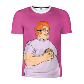Мужская футболка 3D спортивная с принтом Табби в Екатеринбурге, 100% полиэстер с улучшенными характеристиками | приталенный силуэт, круглая горловина, широкие плечи, сужается к линии бедра | grand theft auto | gta | vice city | вайс сити | гта