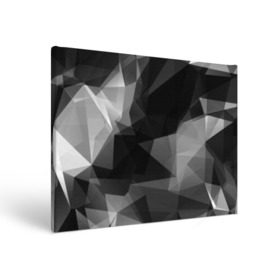 Холст прямоугольный с принтом Camo - Black & White (Чёрно-белый камуфляж) в Екатеринбурге, 100% ПВХ |  | 0x000000123 | camo | камуфляж | чёрно белый