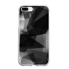 Чехол для iPhone 7Plus/8 Plus матовый с принтом Camo - Black & White (Чёрно-белый камуфляж) в Екатеринбурге, Силикон | Область печати: задняя сторона чехла, без боковых панелей | Тематика изображения на принте: 0x000000123 | camo | камуфляж | чёрно белый