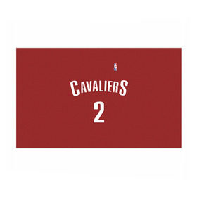 Бумага для упаковки 3D с принтом Форма Cavaliers Cleveland красная в Екатеринбурге, пластик и полированная сталь | круглая форма, металлическое крепление в виде кольца | nba