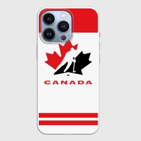 Чехол для iPhone 13 Pro с принтом TEAM CANADA в Екатеринбурге,  |  | Тематика изображения на принте: 2017 | canada | team | teamcanada | канада | мира | россия | хоккей | чемпионат | чм2017