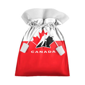 Подарочный 3D мешок с принтом TEAM CANADA в Екатеринбурге, 100% полиэстер | Размер: 29*39 см | 2017 | canada | hochey | team | teamcanada | канада | мира | россия | хоккей | чемпионат | чм2017