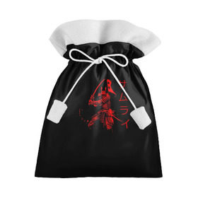 Подарочный 3D мешок с принтом Японские иероглифы - самурай в Екатеринбурге, 100% полиэстер | Размер: 29*39 см | Тематика изображения на принте: азия | воин | катана | меч | сегун | сэнсэй | харакири | честь | японец | япония