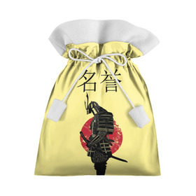 Подарочный 3D мешок с принтом Японский самурай (честь) в Екатеринбурге, 100% полиэстер | Размер: 29*39 см | meiyo | самурай | япония