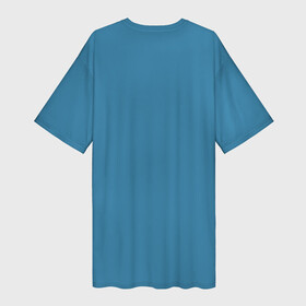 Платье-футболка 3D с принтом Фрегат в Екатеринбурге,  |  | 3d | blue | брызги | вмф | вода | военный | волны | исторический | капли | корабль | лето | море | моряк | океан | природа | фрегат | шторм