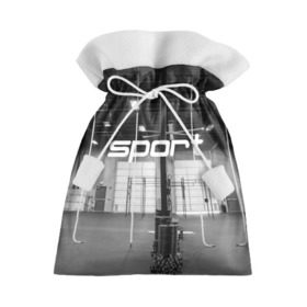 Подарочный 3D мешок с принтом Спортзал в Екатеринбурге, 100% полиэстер | Размер: 29*39 см | crossfit | атлетика | зал | качалка | кроссфит | тренажер | тяжелая | фитнес