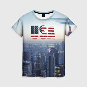 Женская футболка 3D с принтом Город New York в Екатеринбурге, 100% полиэфир ( синтетическое хлопкоподобное полотно) | прямой крой, круглый вырез горловины, длина до линии бедер | new york | америка | бейсбол | буквы n y | город | классная | логотип | мегаполис | надпись | нью йорк | нью йорк янкиз | прикольная картинка | сша | штаты | я люблю красивая | янки