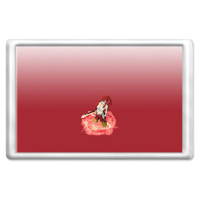 Магнит 45*70 с принтом Erza Scarlet (Fairy Tail) в Екатеринбурге, Пластик | Размер: 78*52 мм; Размер печати: 70*45 | 