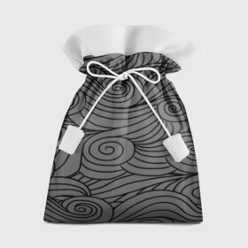 Подарочный 3D мешок с принтом Gray pattern в Екатеринбурге, 100% полиэстер | Размер: 29*39 см | Тематика изображения на принте: 