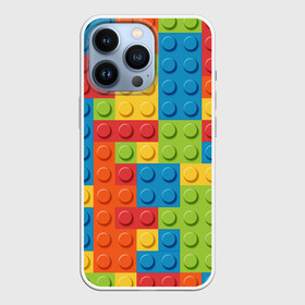 Чехол для iPhone 13 Pro с принтом Лего в Екатеринбурге,  |  | Тематика изображения на принте: lego | tetris | детальки | лего | разноцветные