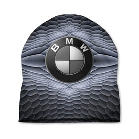 Шапка 3D с принтом BMW шестигранный фон в Екатеринбурге, 100% полиэстер | универсальный размер, печать по всей поверхности изделия | Тематика изображения на принте: bmw | авто | автомобиль | блатная | бмв | бумер | бэха | геометрия | иномарка | концерн | красивая | марка немецкая | машина | прикольная | пузыри | расцветка | солдат | тачила | форм | шестигранники